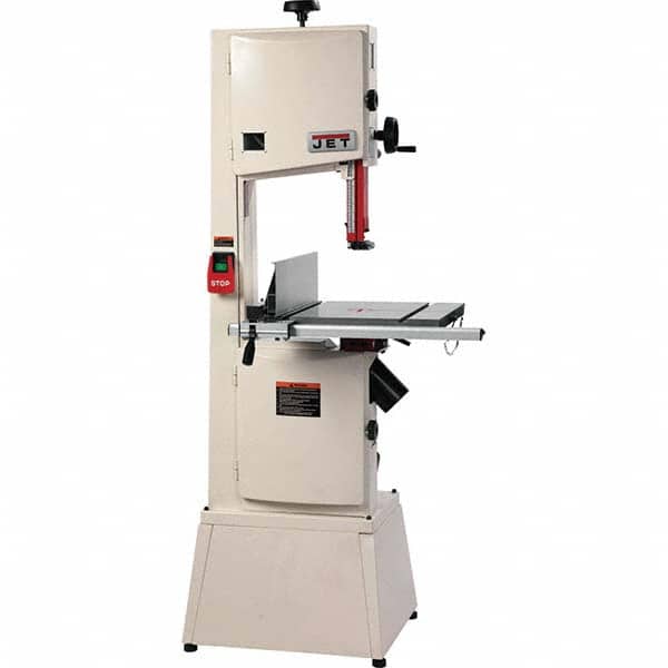 Vertical Bandsaw: 14" Throat Depth, 13" Height Capacity, Step Pulley Drive