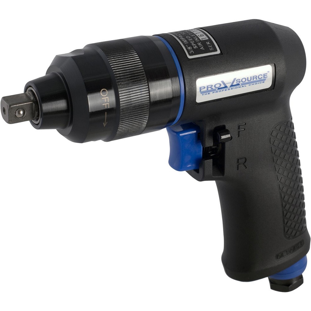 Air Impact Wrench: 3/8" Drive, 12,000 RPM, 25 to 90 ft/lb