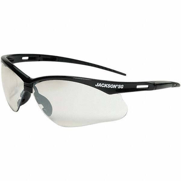 Safety Glass: Scratch-Resistant, Polycarbonate, Mirror Lenses, Full-Framed, UV Protection
