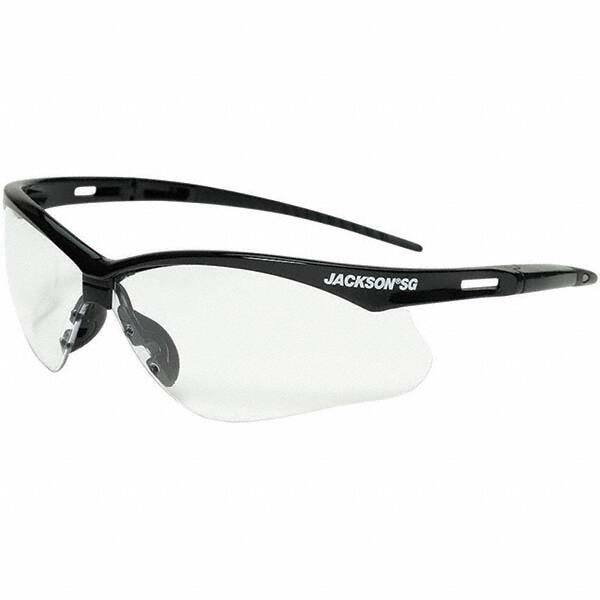Safety Glass: Anti-Fog & Scratch-Resistant, Polycarbonate, Clear Lenses, Full-Framed, UV Protection