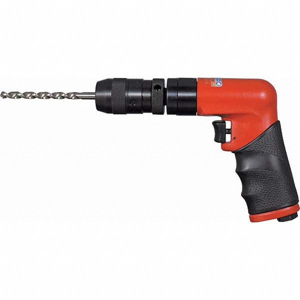 Sioux Tools Air Drills; Chuck Size: 1/4; 1/4 in ; Chuck Size: 1/4 in ; Chuck Type: Keyed ; Handle Type: Pistol Grip ; Horse Power: 0.4; 0.4