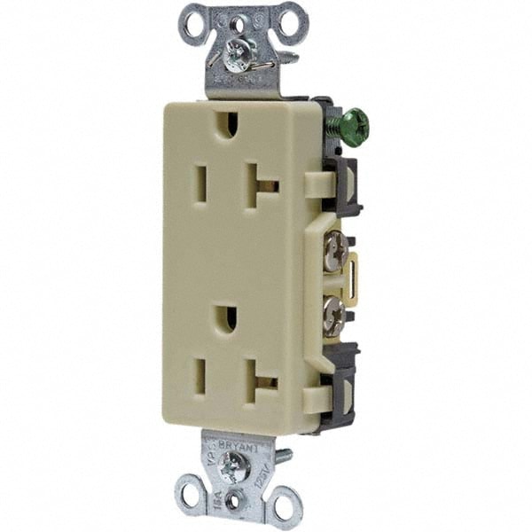 Bryant Electric - Straight Blade Receptacles; Receptacle Type: Duplex ...