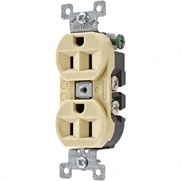 Bryant Electric - Straight Blade Receptacles; Receptacle Type: Duplex ...