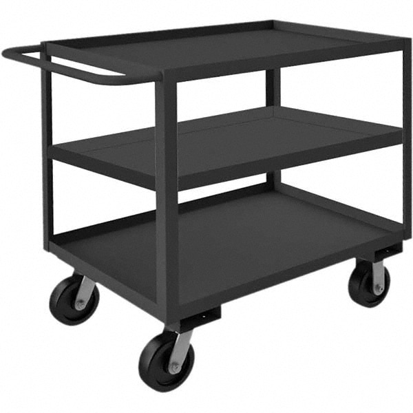 Durham - Heavy-Duty Service Utility Cart: Gray | MSC Industrial Supply Co.