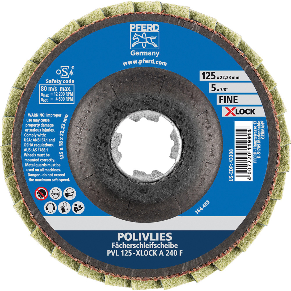 PFERD Flap Discs; Abrasive Type NonWoven ; Flap Disc Type Compact
