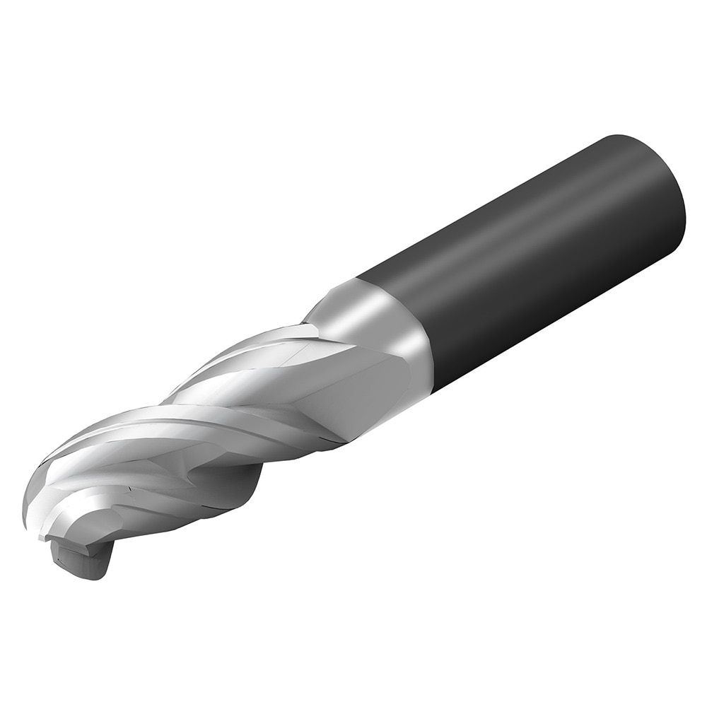 Sandvik Coromant - Ball End Mill: 5/8" Dia, 1-5/8" LOC, 3 Flute, Solid ...