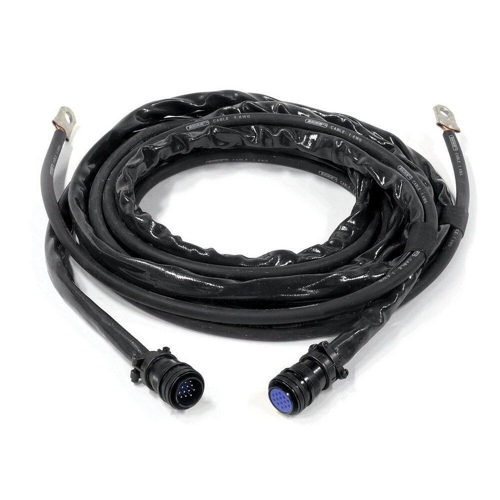 Welding Cable; Cable Size: 2/0 ; Length (Feet): 50 ft ; Flexibility: Flexible ; Jacket Color: Black ; Insulation Material: Rubber