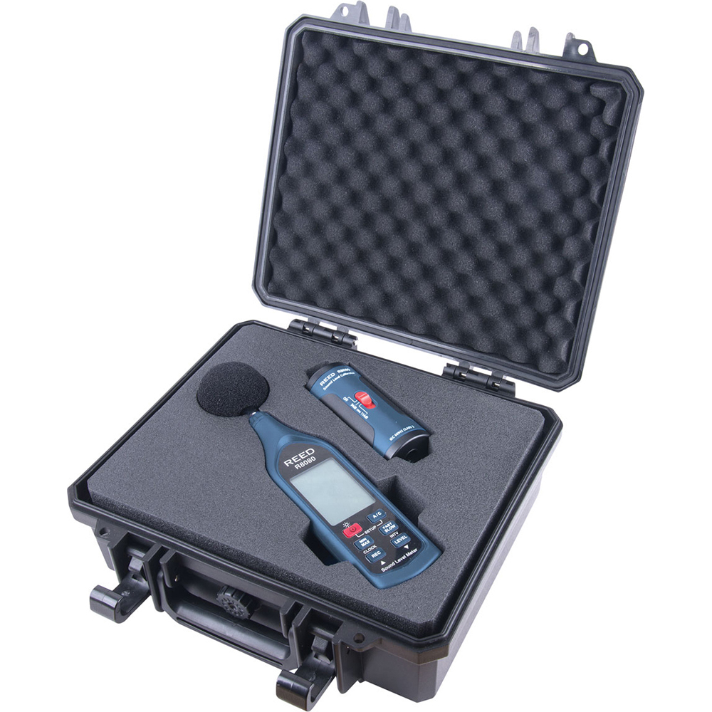 REED Instruments - Sound Meter: A & C Frequency Weight, LCD Display ...