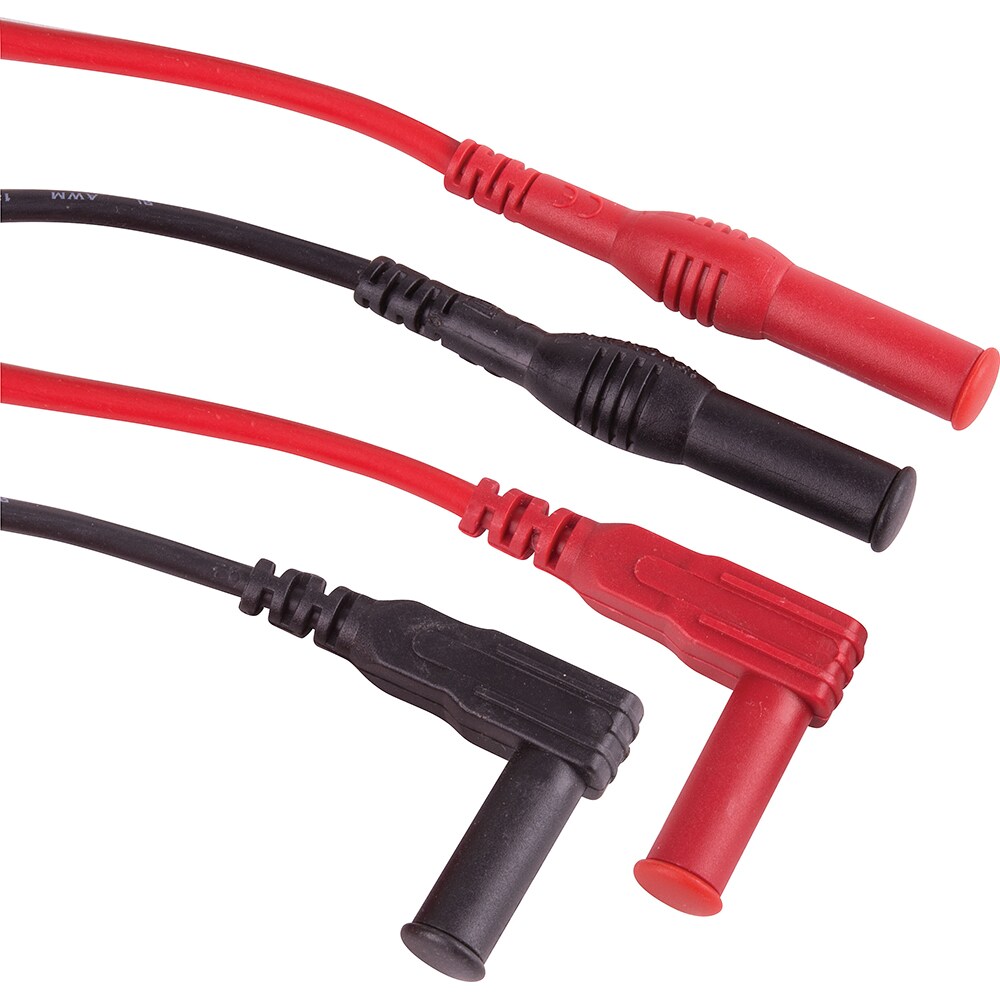 Test Lead: Use with Electrical Test Equipment & Test Probes & Clips that accept 0.16 in diameter shrouded baa connectors