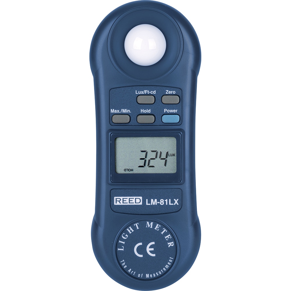 Light Meters; Compatible Lighting: All Visible Light ; Maximum Measurement (Lux): 20000 ; Maximum Measurement (FC): 2000 ; Minimum Measurement (Lux): 0 ; Minimum Measurement (FC): 0 ; Accuracy 1 (%): 5