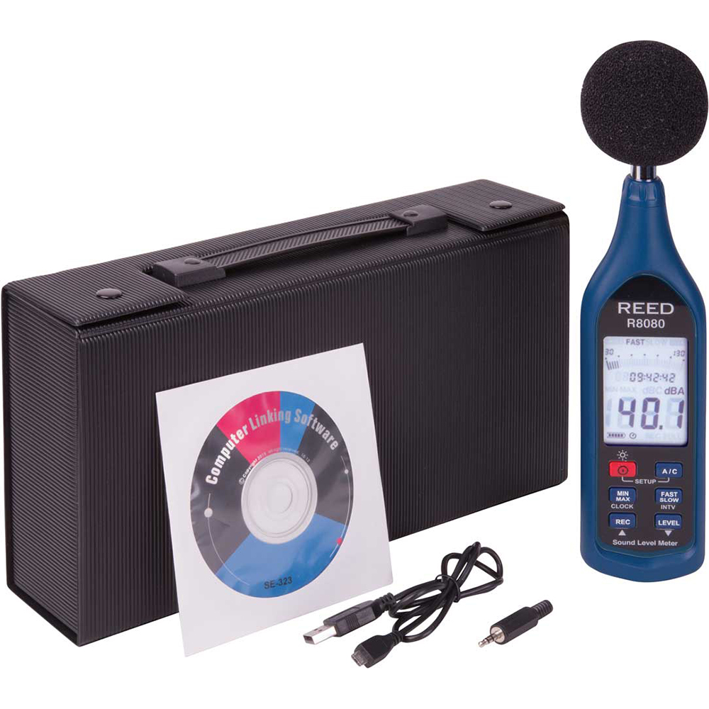 REED Instruments Sound Meters; Type Datalogging Sound Meter Kit