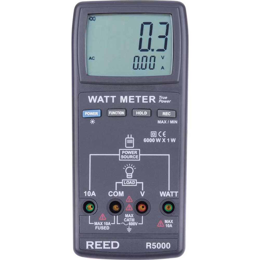 Power Meters; Number of Phases: 1 ; Maximum Current Capability (A): 10 ; Minimum Current Capability (A): 0 ; Current Accuracy 1 (%): 10.3% + 0.03A ; Current Channels: 1 ; Maximum Voltage: 600 V