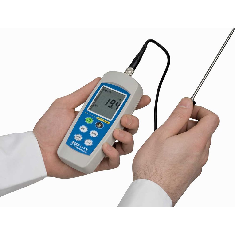 REED Instruments - Digital Thermometer & Probe: 572 ° F, RTD Sensor -  10165744 - MSC Industrial Supply