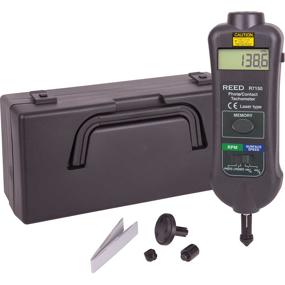 REED Instruments Tachometers; Type Contact/NonContact; Minimum