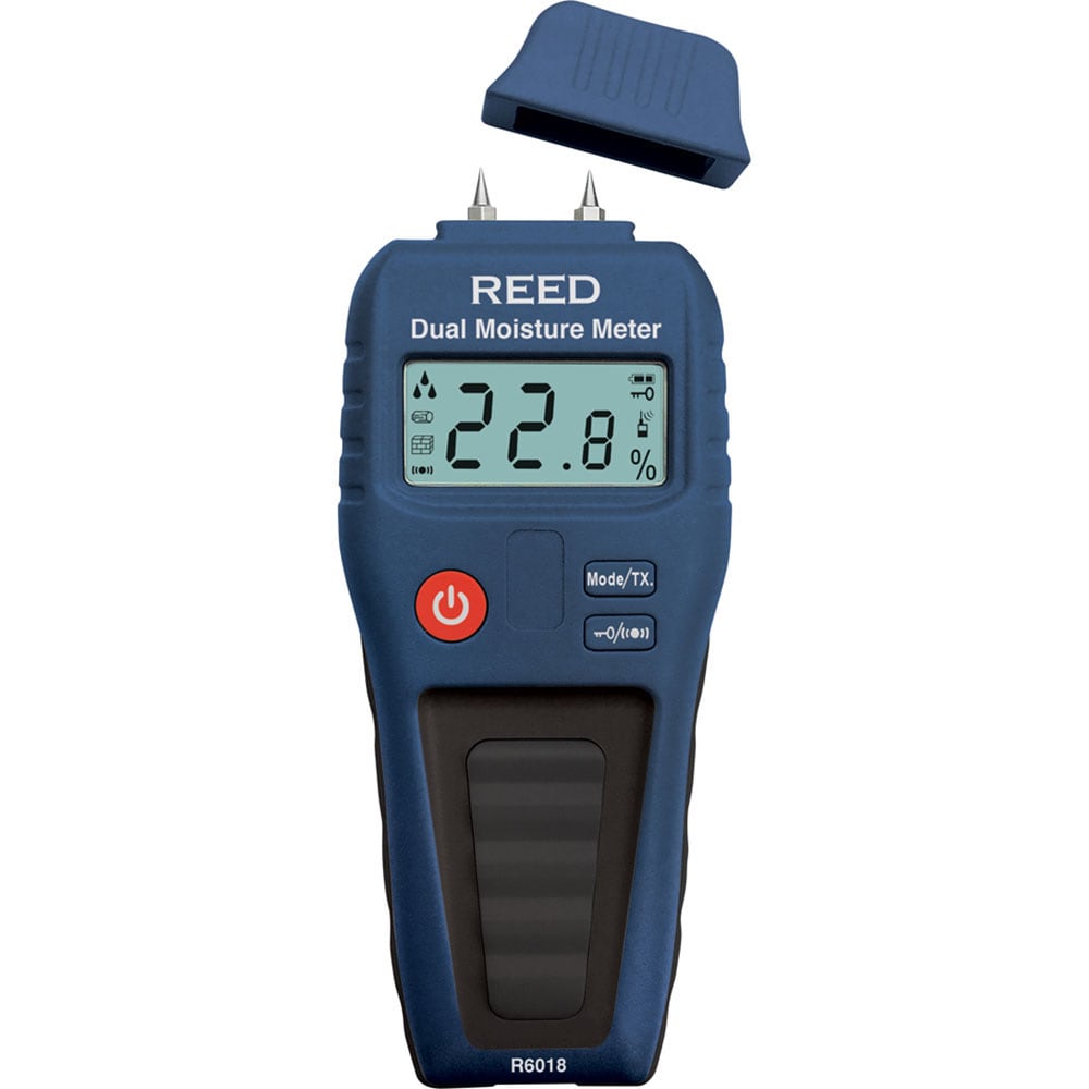Moisture Meters & Analyzers; Includes: Dual Moisture Meter; Pins; Protective Cap; Battery ; Display Type: LCD Display