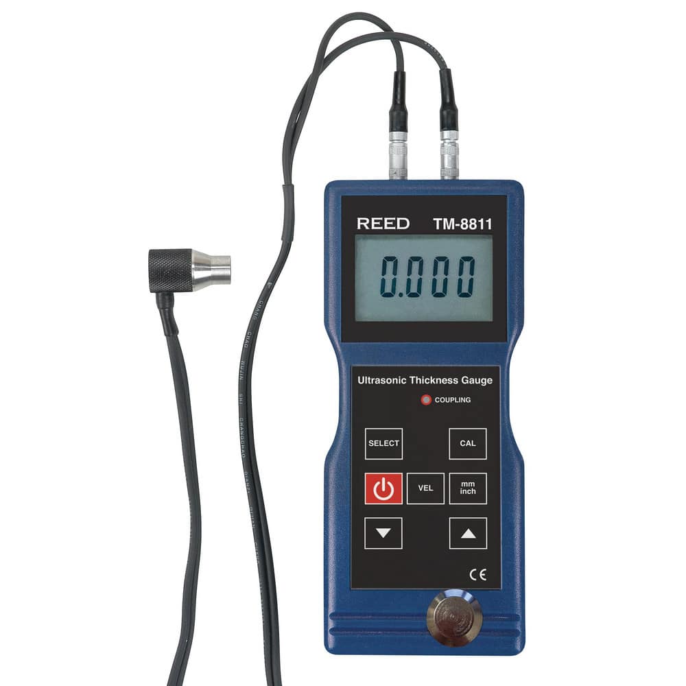 Electronic Thickness Gages; Minimum Measurement: 0.05in; 1.5mm ; Maximum Measurement: 7.9in; 200mm ; Accuracy: 1(0.5% + 0.1mm) ; Resolution: 0.001in; 0.1mm ; Anvil Tip Shape: Flat ; Operating Mechanism: Thumb Button