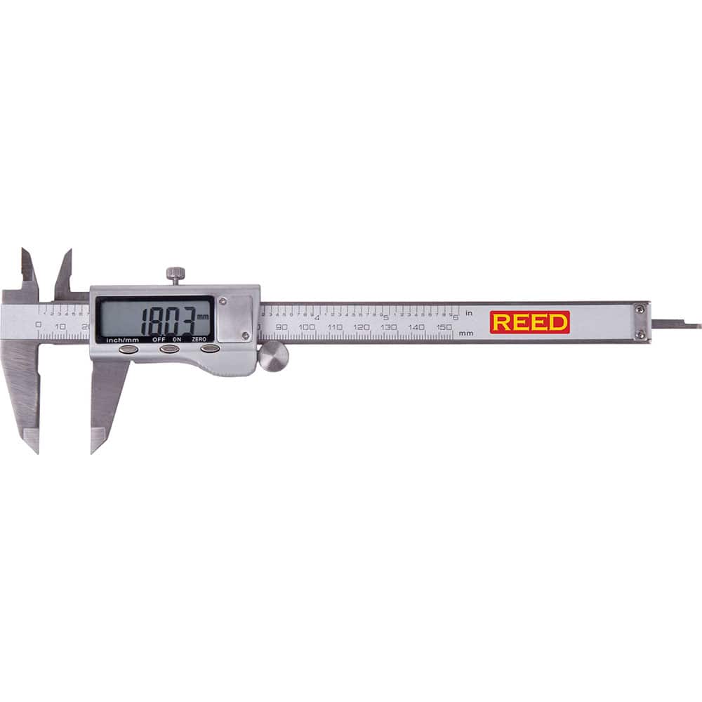 REED Instruments R7400 Electronic Caliper: 0 to 6", 0.0005" Resolution 