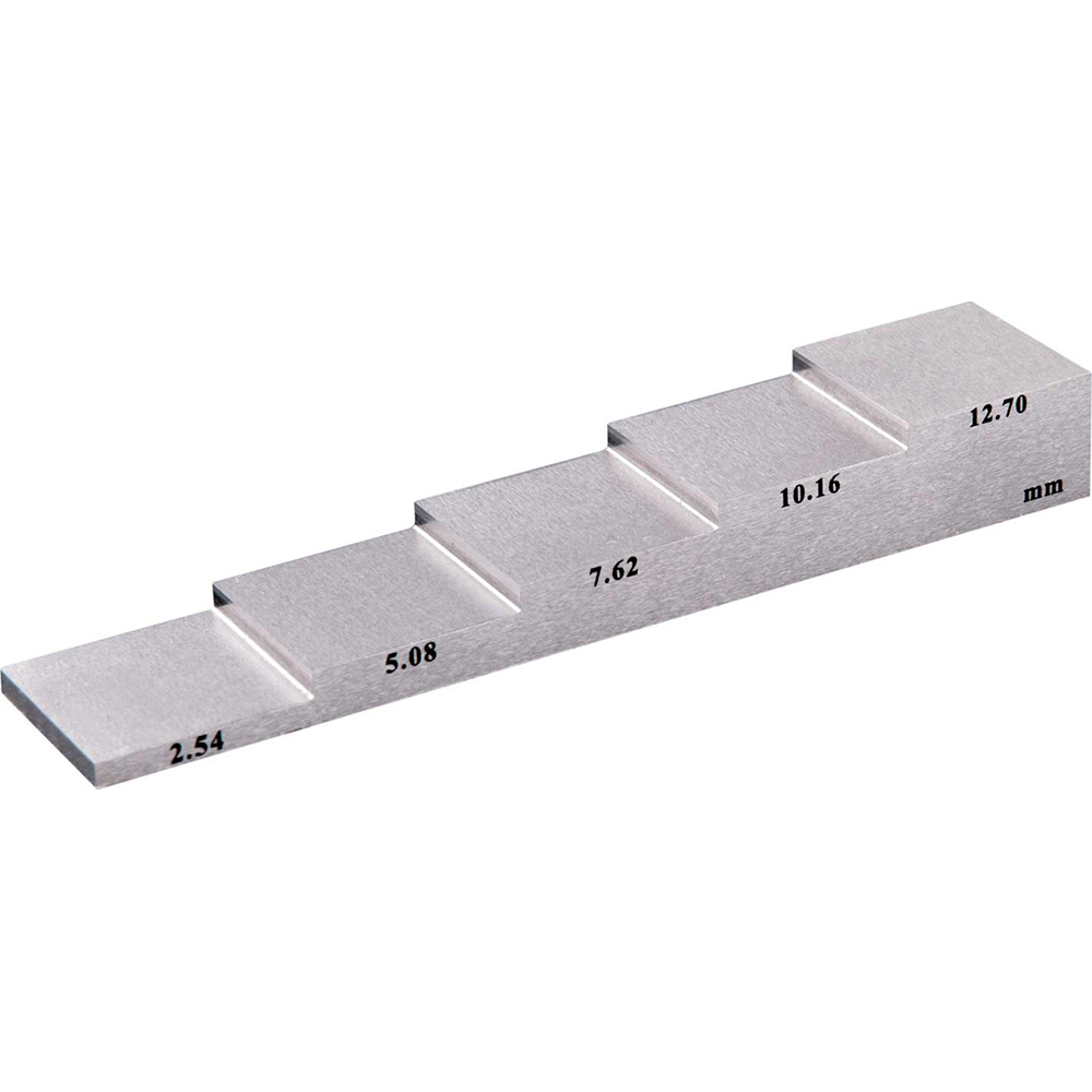 REED Instruments Thickness Gage Accessories; Type 5 Step Block; For