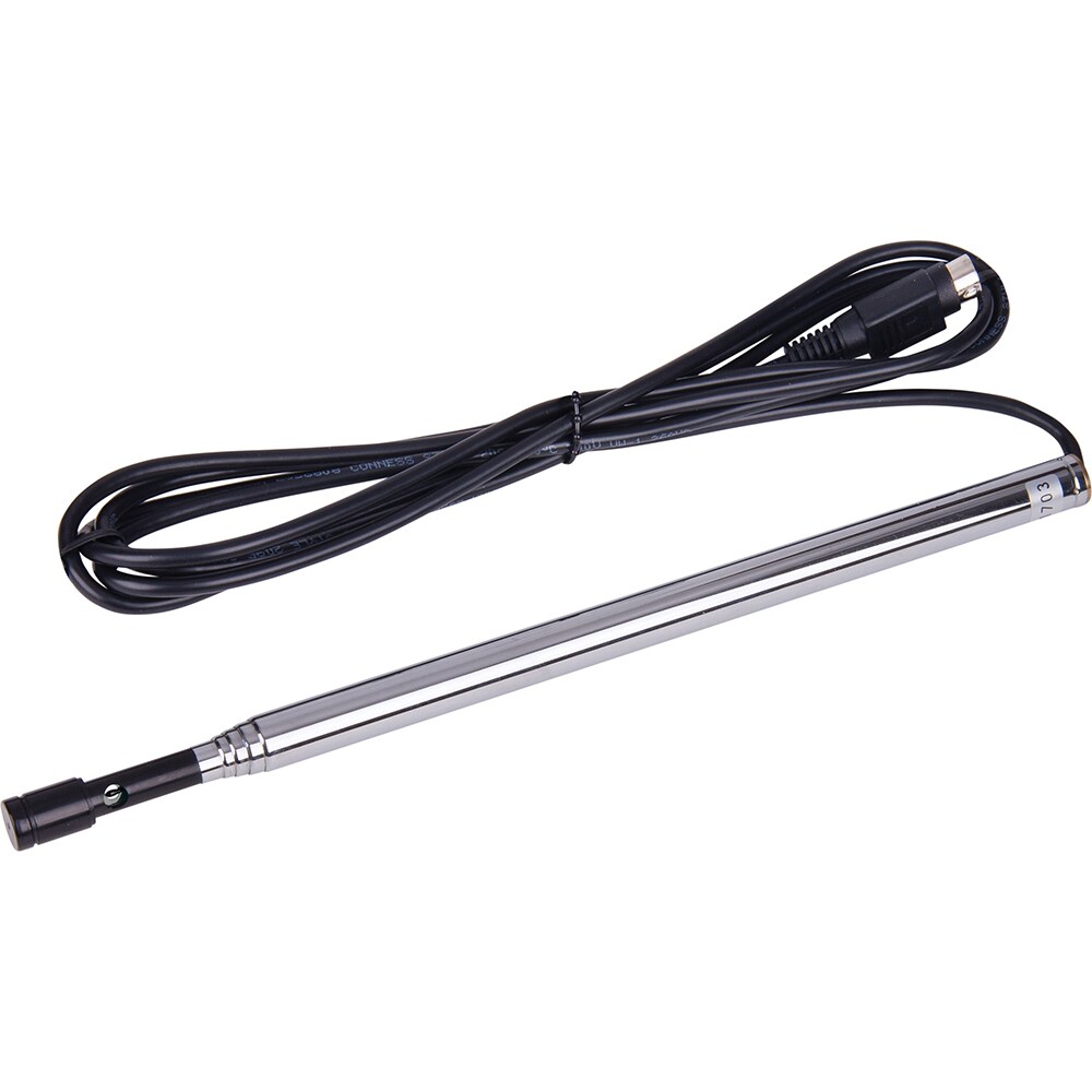 Airflow Meter Accessories; Type: Telescoping Hot Wire Probe ; For Use With: REED R4500SD & SD-4214 Data Logging Hot Wire Thermo-Anemometers ; Min Air Velocity ft/min (Feet): 40 ; Min Air Velocity km/hr: 0.200 ; Min Air Velocity knots: 0.400