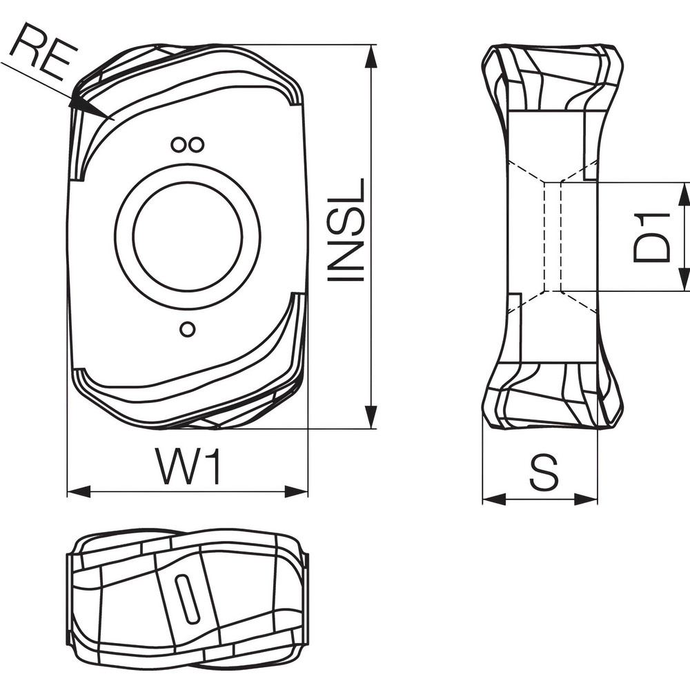 その他 KYOCERA LOMU100404ER-GM  PR1535 LOMU100404ER-GM-PR1535 | ミーリング用チップ 長方形 | 京セラ