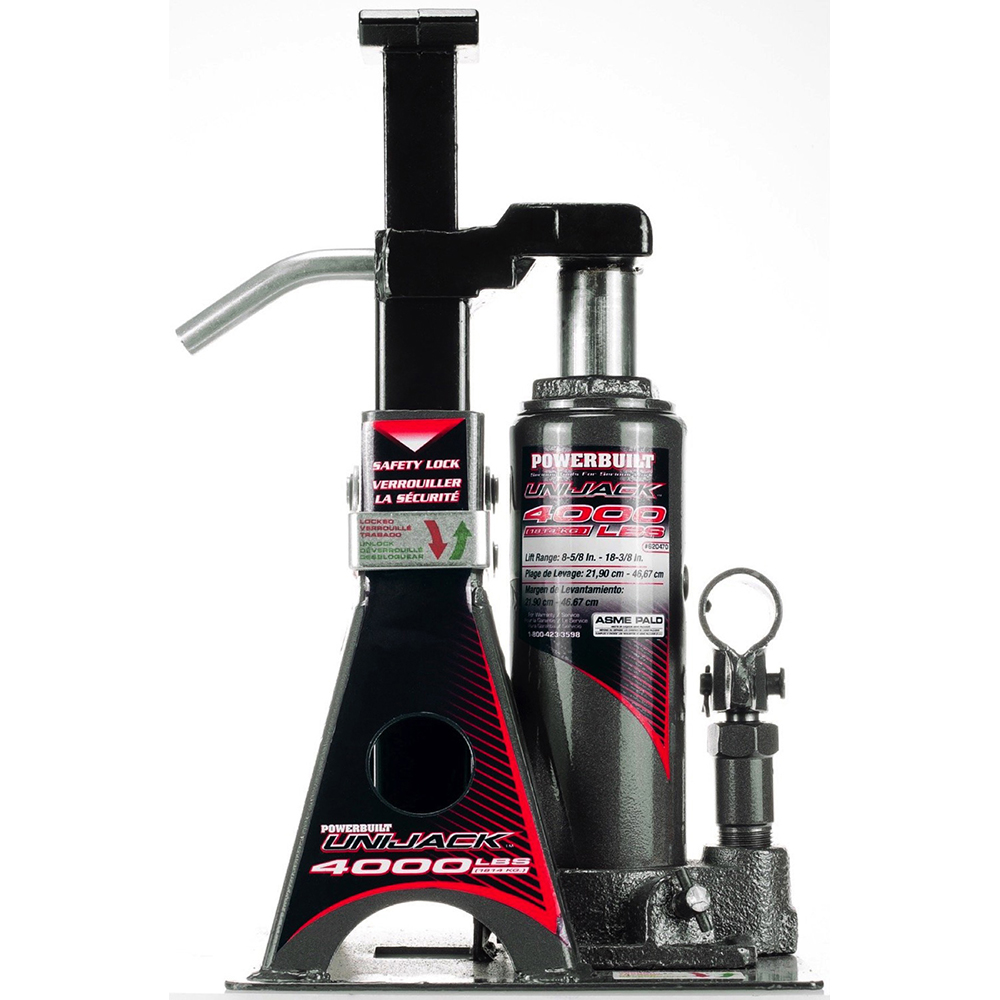 Powerbuilt Jack Stands & Tripods; Jack Stand Type Ratcheting Jack