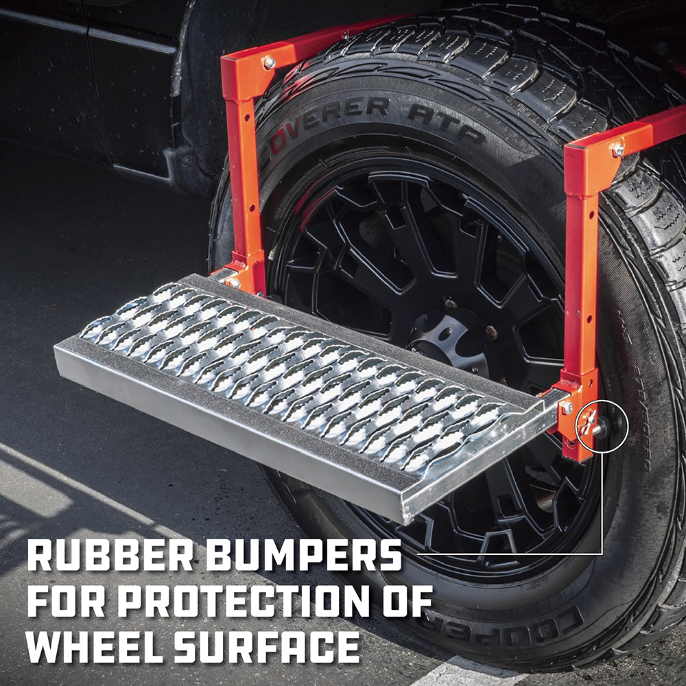 Powerbuilt Wheel Steps; For Use With Washing, Waxing, Attaching to