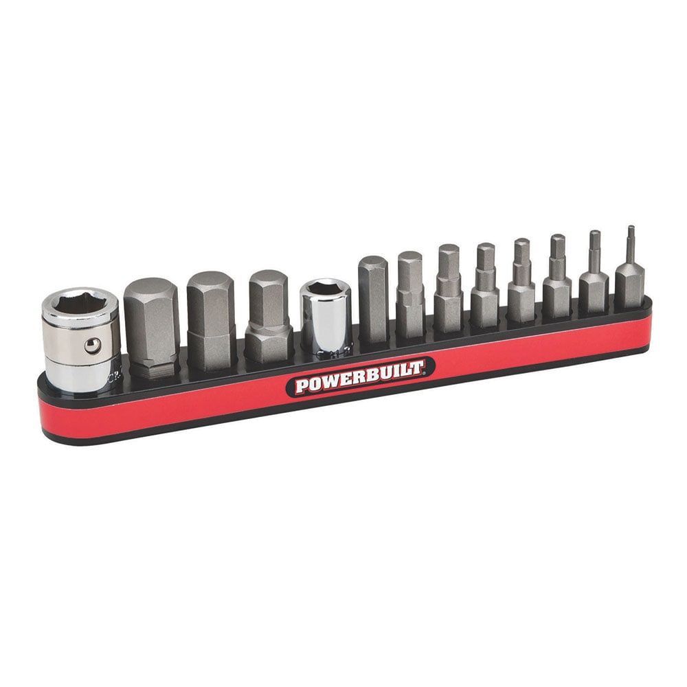 Powerbuilt - Hex & Torx Bit Socket Sets; Type: Socket Set; Drive Size ...