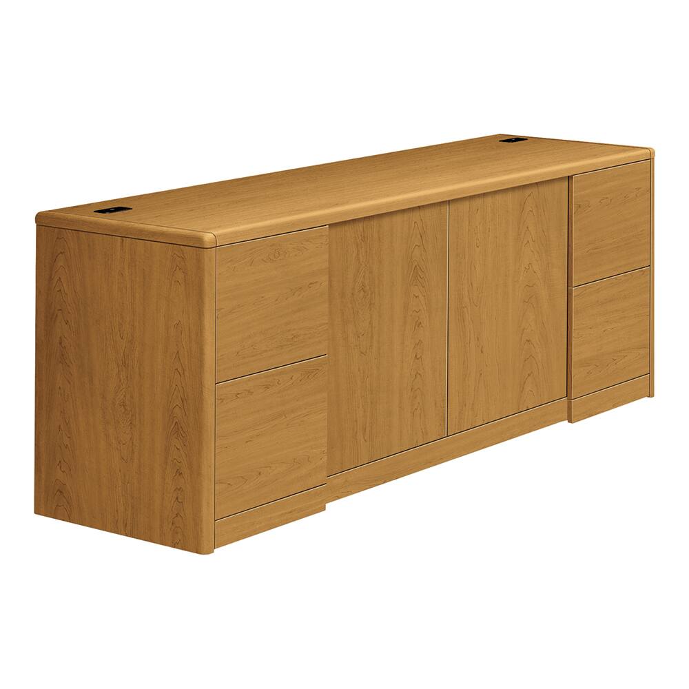 Credenzas; Type: Credenza ; Number of Drawers: 4.000 ; Length (Inch): 72 ; Height (Inch): 29-1/2 ; Depth (Inch): 24 ; Color: Harvest