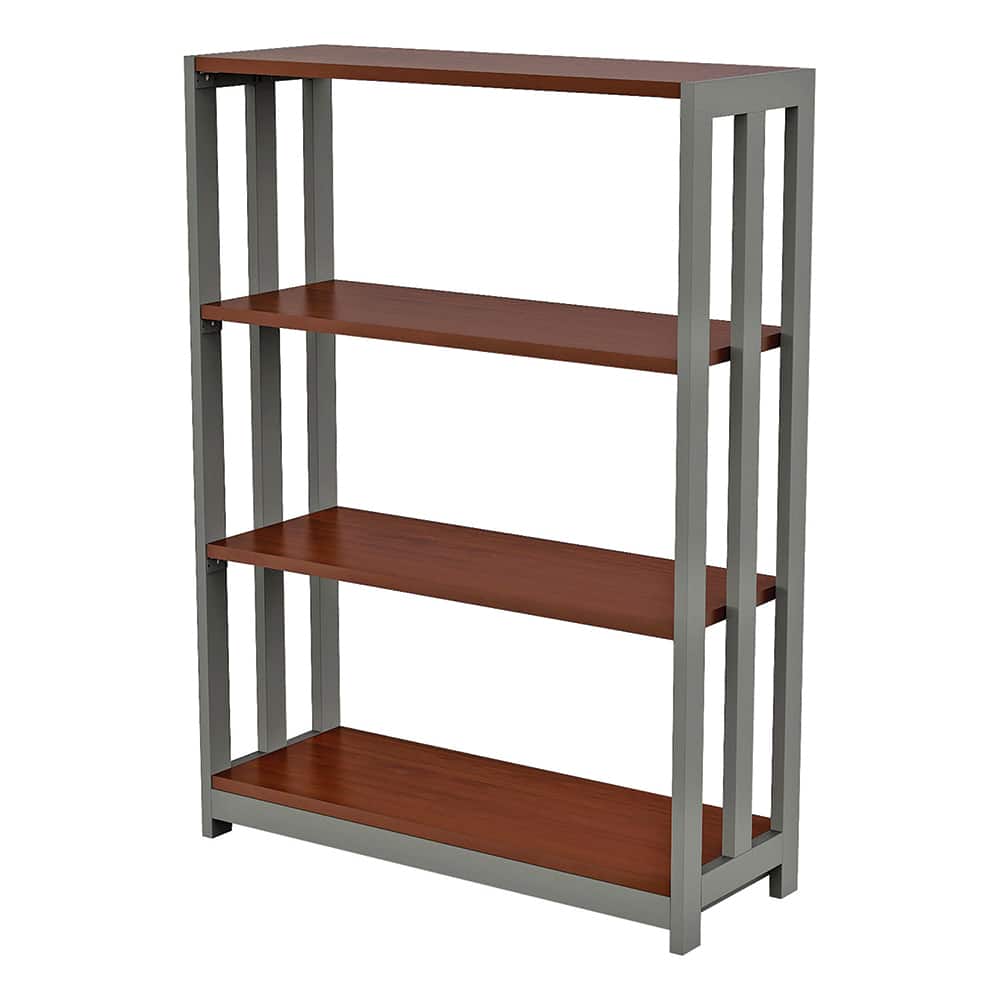 Bookcases; Height (Inch): 43-1/4 ; Color: Cherry ; Number of Shelves: 3 ; Width (Inch): 31-1/2 ; Width (Decimal Inch): 31.5000 ; Depth (Inch): 11-1/2