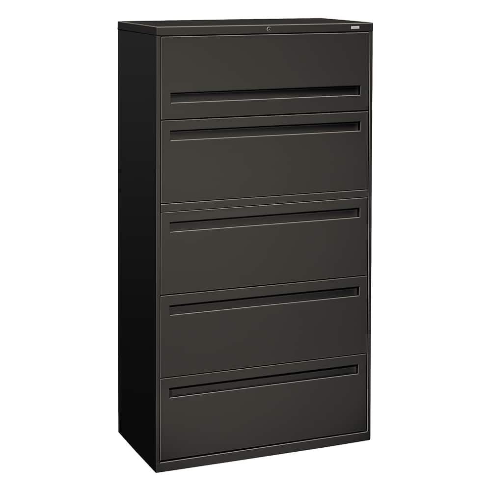 Hon File Cabinet 5 Drawers Steel Charcoal 10196186 Msc Supply
