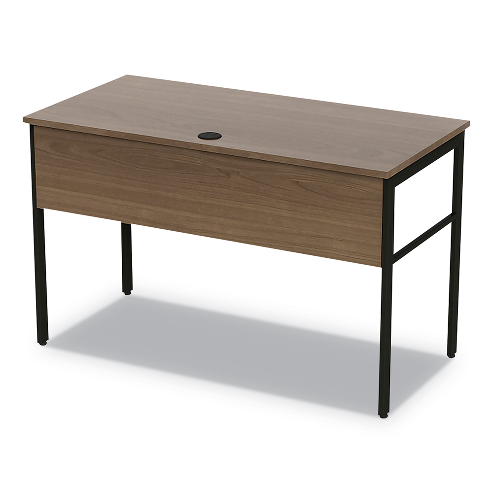 Linea Italia URBAN DESK WORKSTATION, 47.25W X 23.75D X 29.5H, NATURAL WALNUT | Part #LITUR600NW