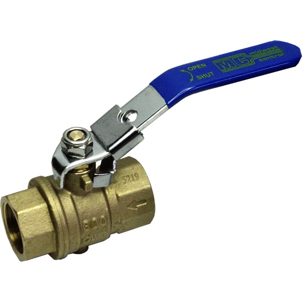 Midwest Control M-ADV-100 Manual Ball Valve: 1" Pipe, Full Port 