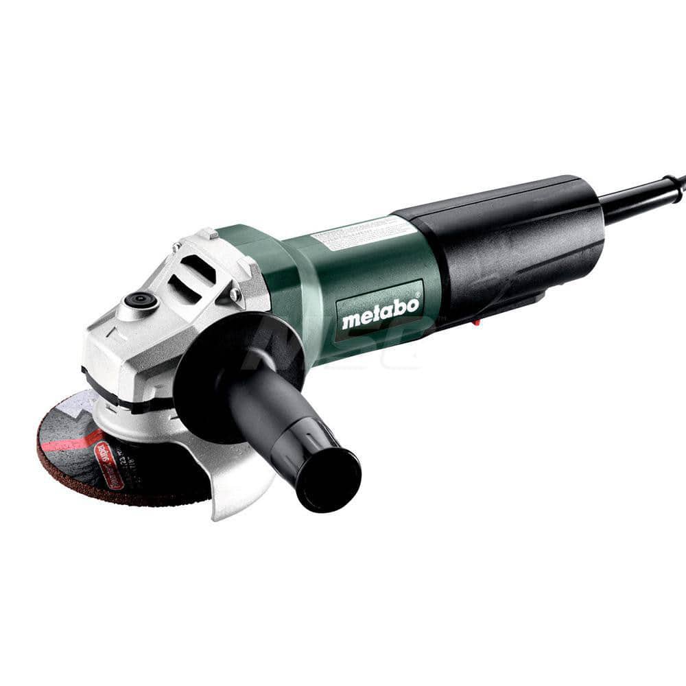Metabo 603612420 Corded Angle Grinder: 4-1/2 to 5" Wheel Dia, 12,000 RPM, 5/8-11 Spindle 