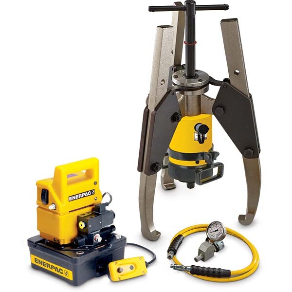 64 Ton, 9.1 to 9-1/16" Spread, Hydraulic Puller Set