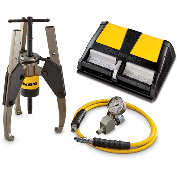 Enerpac GPS24A 24 Ton, 18-57/64" Spread, Hydraulic Puller Set Image