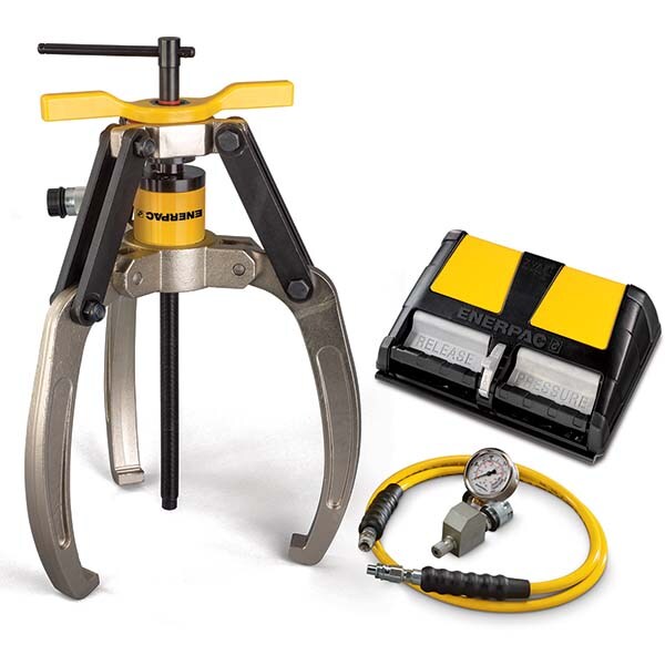 24 Ton, 6-1/2 to 6-1/2" Spread, Hydraulic Puller Set