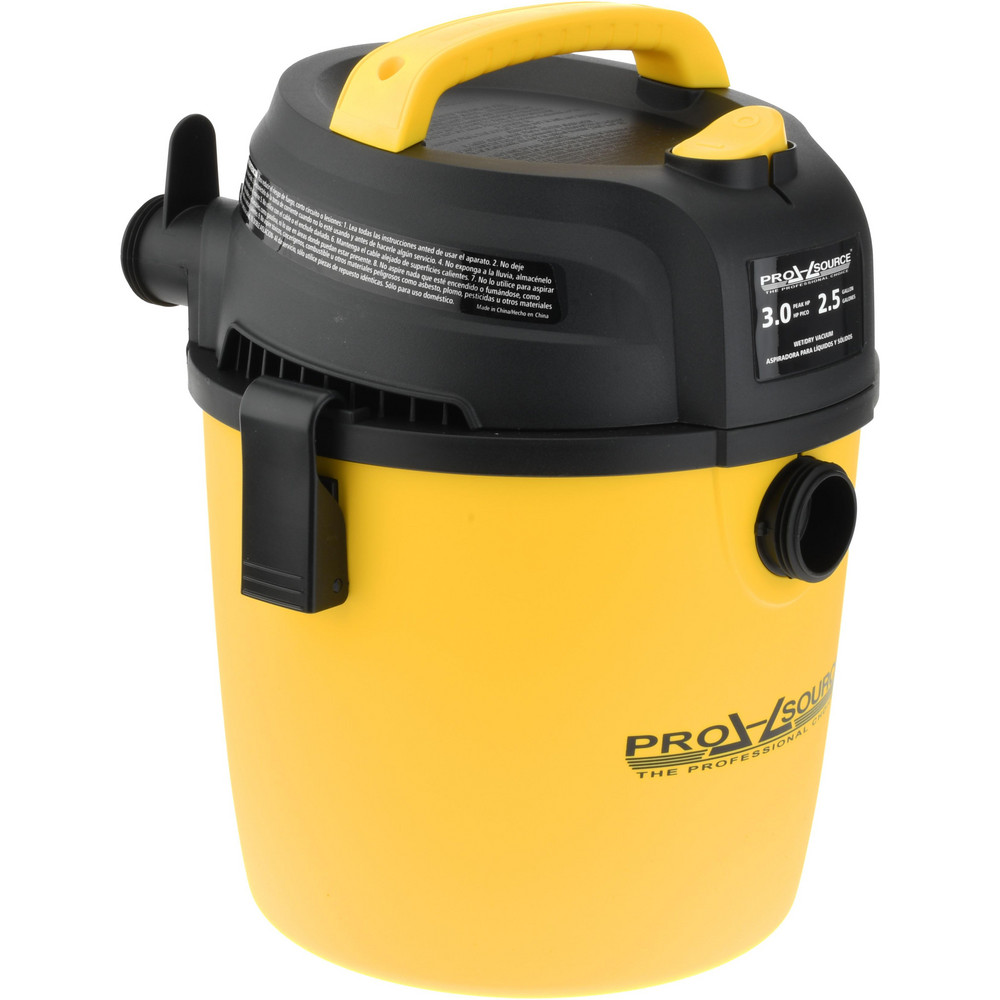 PRO-SOURCE - Wet/Dry Vacuum: Electric, 2.5 gal, 6 A - 10311132 - MSC ...