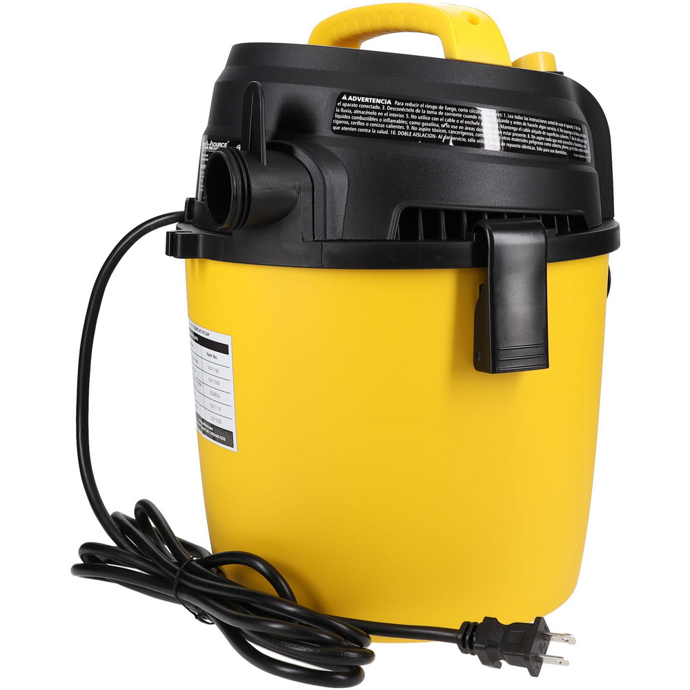 PRO-SOURCE - Wet/Dry Vacuum: Electric, 2.5 gal, 6.0 Amp | MSC Direct