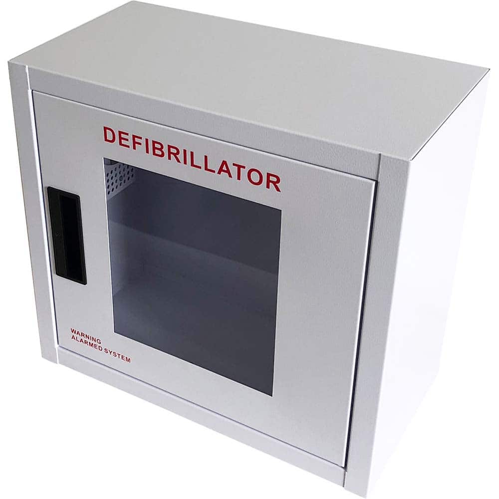 Defibrillator (AED) Accessories; Type: AED Cabinet ; Compatible AED: Any Brand of AED ; Material: Stainless Steel
