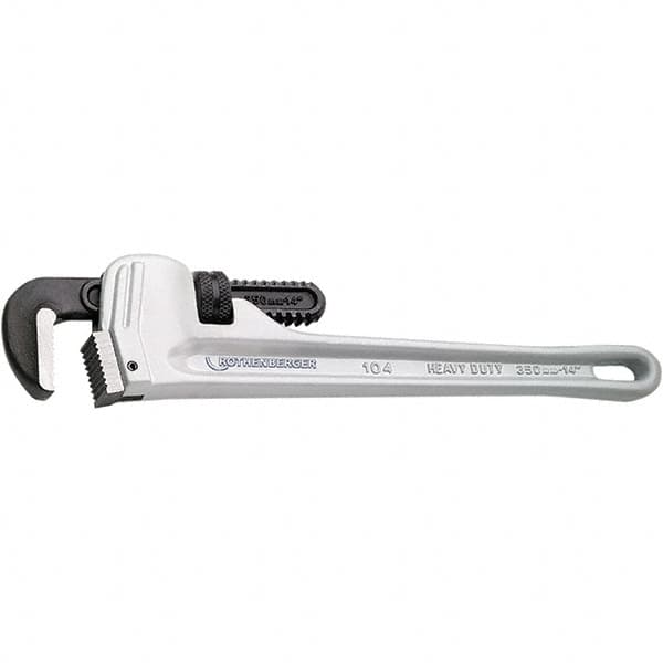 Rothenberger 70159 Cast Aluminum Pipe Wrench: 10" OAL, Aluminum 