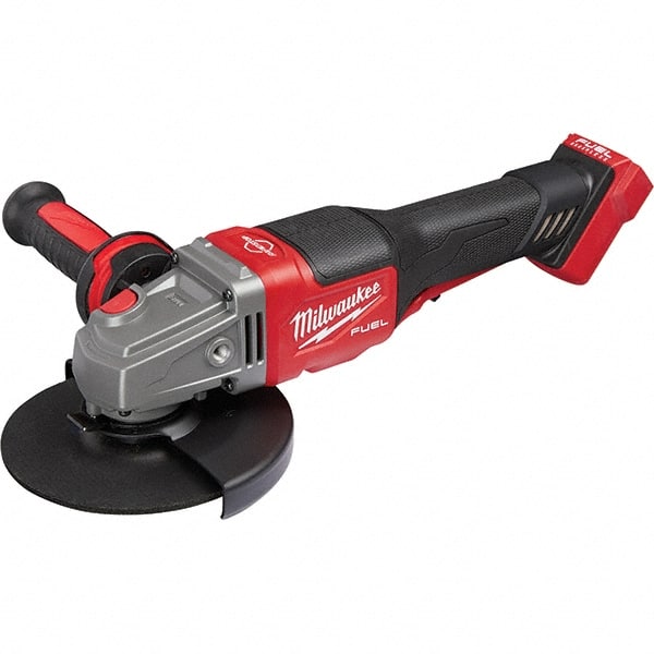 Milwaukee Tool | Milwaukee Cordless Angle Grinder: 4-1/2 to 6 Wheel Dia, 9,000 RPM, 18V - 5/8-11 Spindle, Paddle Switch, Includes Back Flange