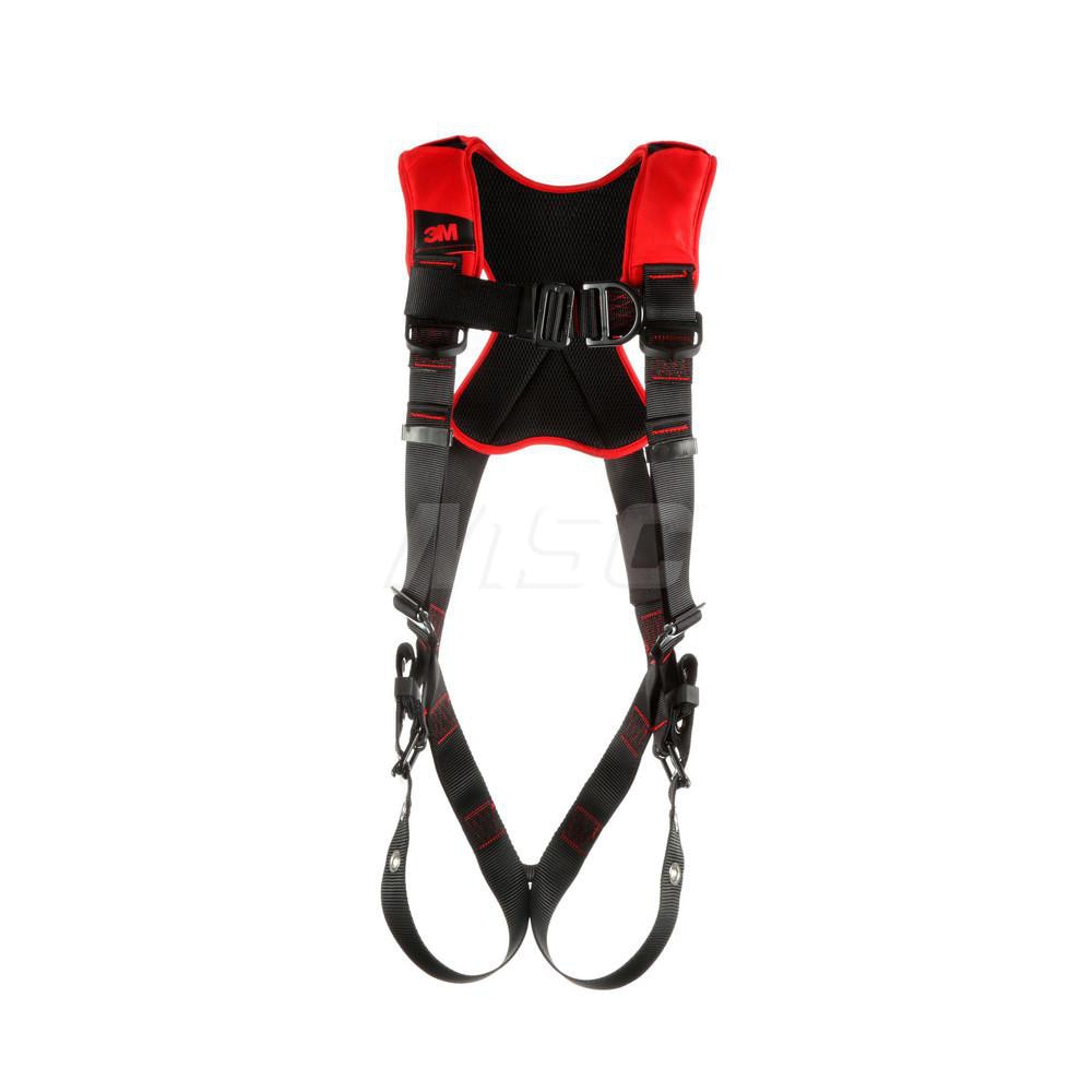 Fall Protection Harnesses: 420 Lb, Vest Style, Size X-Large, For Climbing, Polyester, Back & Front