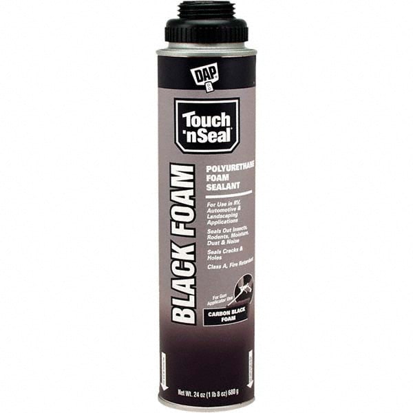 Foam: 24 oz Aerosol, Black, Polyurethane