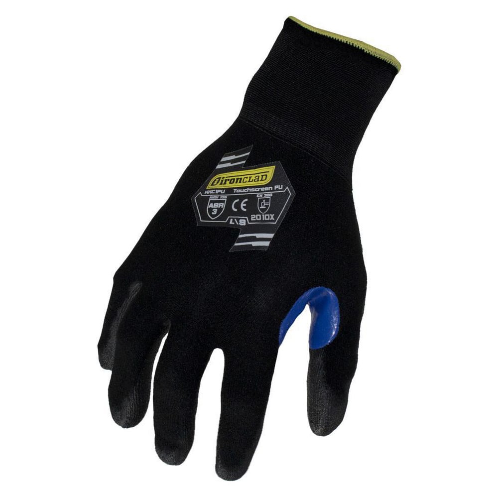General Purpose Work Gloves: 2X-Large, Polyurethane Coated, Nylon