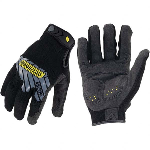 Cut & Abrasion-Resistant Gloves: Size L, ANSI Cut A2, Synthetic Leather