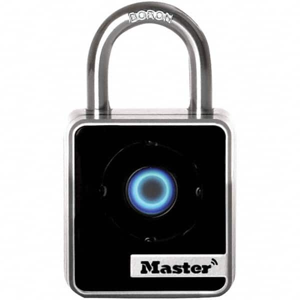 Master Lock 4400EC Padlock: Metal, 1-29/32" High, 1-29/32" Wide 