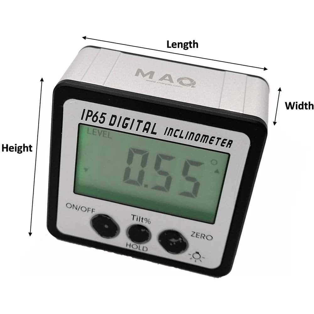 MAQ 300175 Digital & Dial Protractors; Style: Digital ; Measuring Range (Degrees): 0.00 to 90.00 