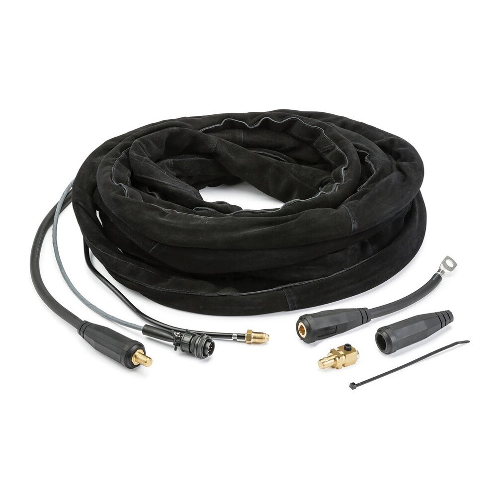 Welding Cable; Cable Size: 1 AWG ; Length (Feet): 50 ft ; Flexibility: Flexible ; Jacket Color: Black ; Insulation Material: Rubber