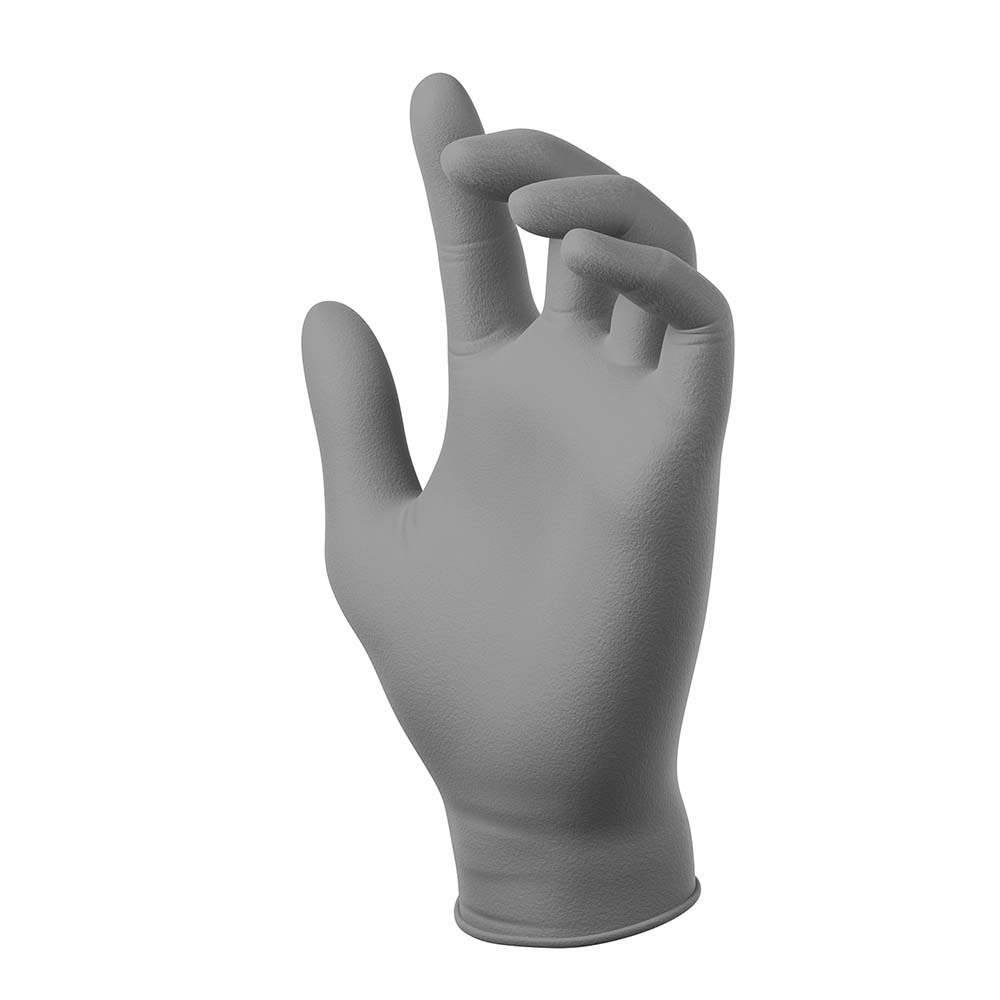 Disposable Glove: Size Large, 6.0 mil, Not Coated, Nitrile, General Purpose Grade, Powder-Free