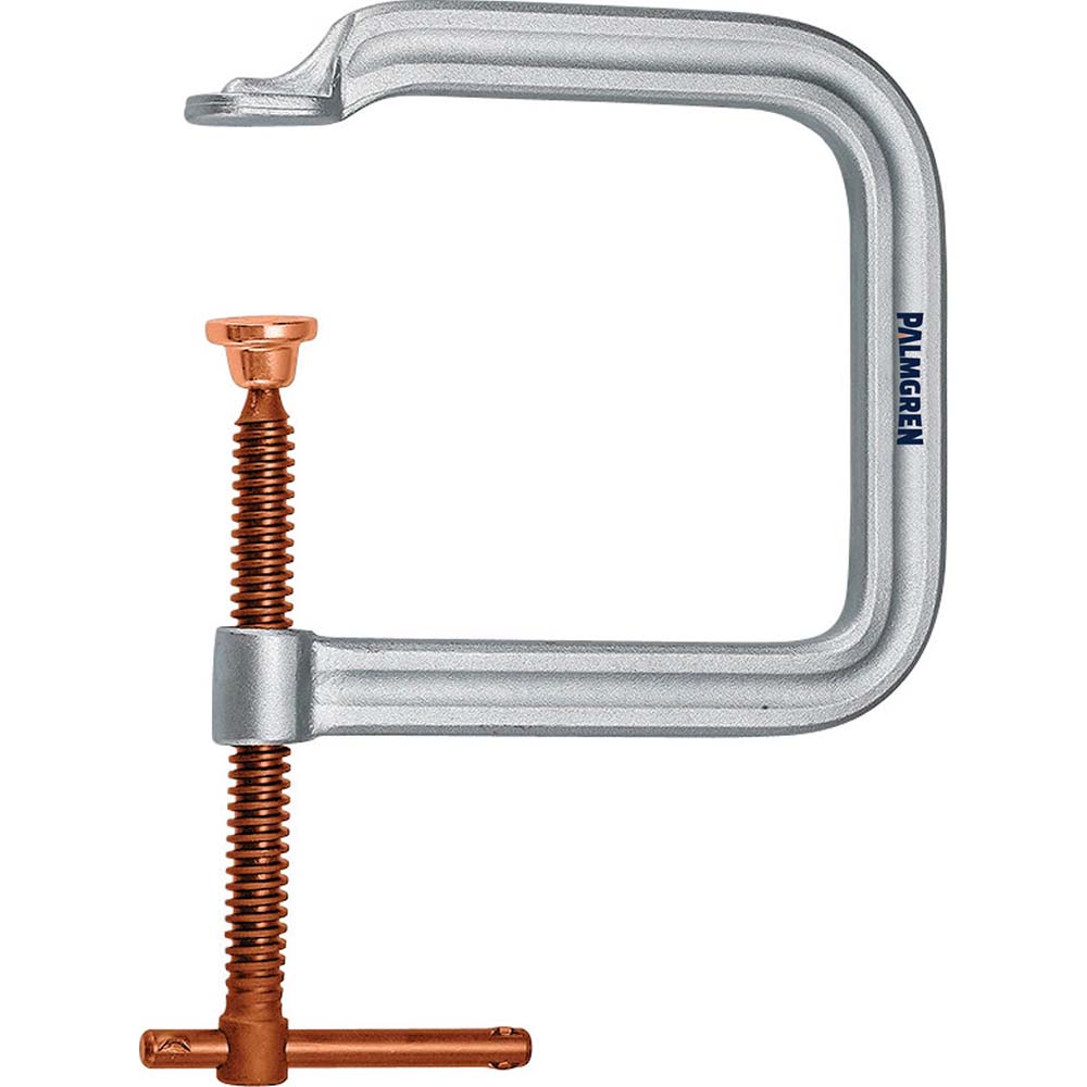 size of lip needed for c-clamp Monitor Arm Mounts: Clamp vs. Grommet Which to Choose? please make sure that you are getting the right size and have the ends figured out correctly Palmgren - C-Clamp: 8" Max